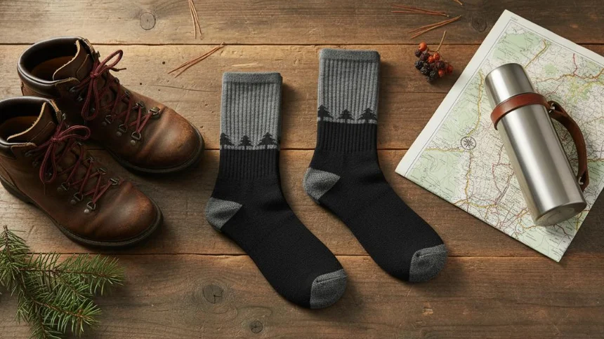 Illustration for: Hiking Socks That Last: Preventing Odor, Wear, and Shrinkage