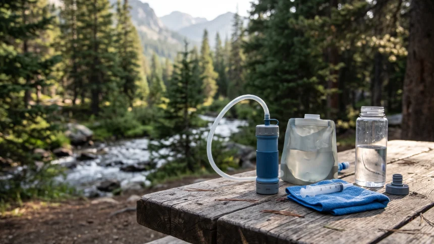 Illustration for: How to Clean and Maintain a Camping Water Filter